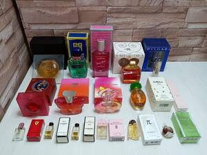 【16本セット】香水 まとめ GIVENCHY インセンス ウルトラマリン グレ カボティーヌ CHANEL BVLGALI FERRARI INCANTO ANNA SUI CHUPA CHUPS