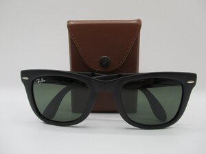 【美品】レイバン Ray-Ban サングラス FOLDING WAYFARER　RB4105　601-S 50□22　折りたたみ