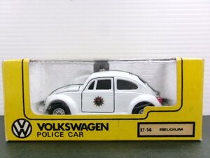 日本製 カドー・トミー 1/43 フォルクスワーゲン VW ビートル ポリスカー ベルギー警察 (2232-652)