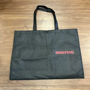 【ブリーフィング】トートバッグ 新品 / BRIEFING ブラック 黒 ショッパー バッグ 袋