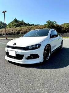 個人出品【フォルクスワーゲン　シロッコ】1.4TSIターボ　BCRACING車高調　20インチWORKホイール検）ゴルフ　GTI　美車　