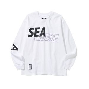 【即決】【レターパックプラス対応】 WIND AND SEA ウィンダンシー LIBERE L/S TEE Tシャツ カットソー 長袖 WHITE L ホワイト リベーレ