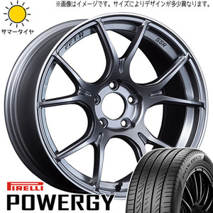 245/45R19 サマータイヤホイールセット エルグランド etc (PIRELLI POWRGY & SSR GTX02 5穴 114.3)