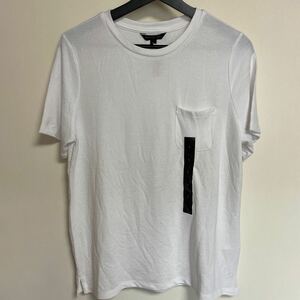 【未使用】BANANA REPUBLIC 半袖 Tシャツ バナナリパブリック ポケットTシャツ 無地 白