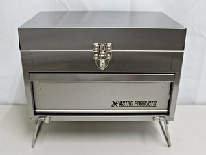 展示品 未使用 アストロプロダクツ コンパクト ツールボックス形 ステンレスBBQコンロ アウトドア用品 ■