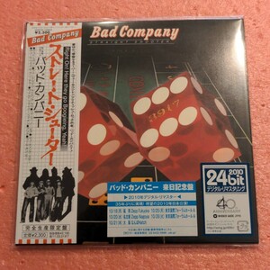 未開封 CD 紙ジャケ 帯付 デジタル リマスター バッド カンパニー ストレート シューター BAD COMPANY STRAIGHT SHOOTER