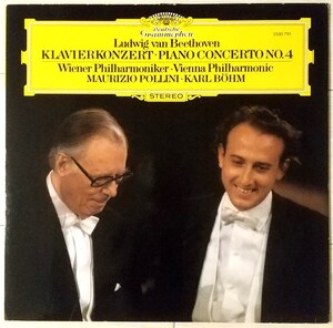 POLLINI-BOHM/BEETHOVEN/KLAVIERKOZERT-PIANO CONCERTO No.4/独盤/ポリーニ・ベーム/ウィーン・フィル/ベートーヴェン/ピアノ協奏曲 第4番