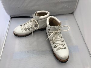 【PARABOOT】パラブーツ　メンズ　トレッキンブーツ　ホワイト　レザー　サイズ8（約26cm）　SY02-E5H