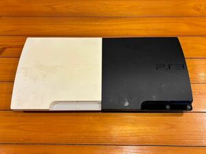 SONY ソニー PlayStation CECH-3000A ブラック ホワイト PS3 本体 プレステ3 プレイステーション 2台セット 現状品 ジャンク品扱い