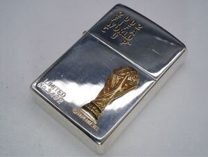 【782】2002 FIFA W杯 ワールドカップ 日本 韓国 ジッポー Zippo 喫煙具 喫煙グッズ オイルライター ライター 未使用品？ 美品 TIA