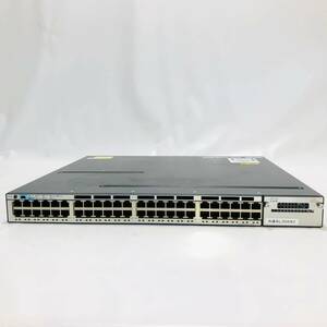 "☆1円スタート！8187☆ Cisco シスコ スイッチ WS-C3750X-48T-S V04 ルーター 