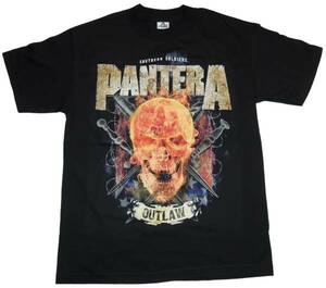 正規品Δ送料無料 Pantera(パンテラ) Outlaw Tシャツ(M)