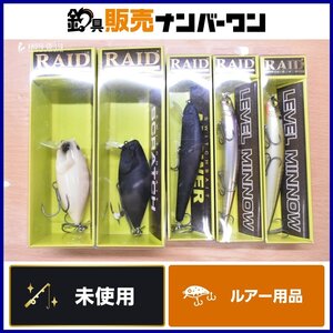 レイドジャパン バスルアー 5点セット スクラッチ レベルミノー スイッチベイト アンサー Raid Japan バス釣り ミノー クランクベイト