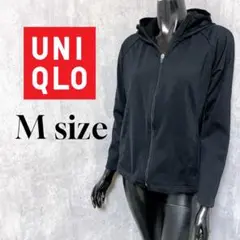 [UNIQLO] ユニクロ ジップアップ パーカー カジュアル ブラック