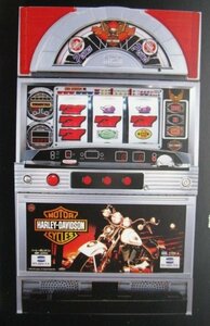 △△ 4号機　SLOT　ハーレーダビットソン　IGT-3【パチスロ実機/パンフレット/チラシ】カタログ「セレクト」現物画像　テープ跡あり