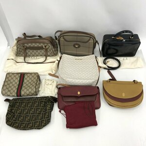 バッグ ９点 おまとめ GUCCI/Cartier/FENDI/LOEWE他【CEAV8006】