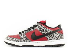 Supreme Nike SB Dunk Low "Red Cement"(2012) 27.5cm 313170-600