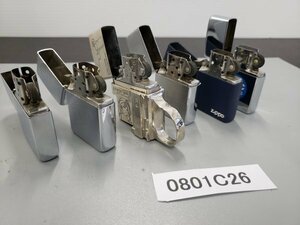 0801C26　ライター 喫煙具 　ZIPPO ジッポー　おまとめ6点 　　※着火未確認・現状渡し