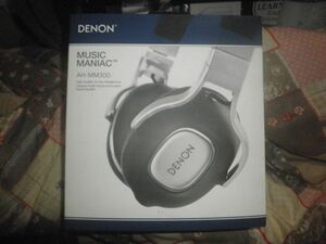 DENON head phones on ear hi-res model black AH-MM300 AS JUNK