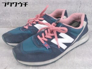 ◇ NEW BALANCE ニューバランス WR996UBL スニーカー シューズ 24ｃｍ ネイビー ピンク レディース