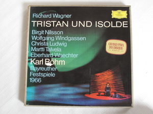 ワーグナー　Wagner: Tristan Und Isolde 5LP　Wolfgang Windgassen／Eberhard Waechter／Orchester der Bayreuther Festspiele／Karl Bohm