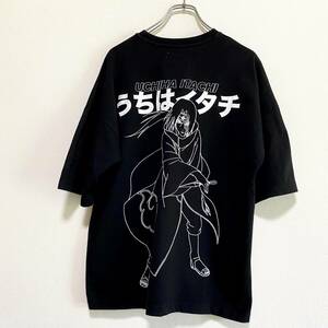 アメリカ古着　うちはイタチ　NARUTO　ナルト　半袖　Ｔシャツ　アニメ　海外限定　逆輸入　ヴィンテージ　【J1025】