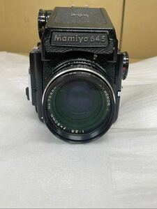 MAMIYA マミヤ M645 1000S 中判 MAMIYA-SEKOR C 1:2.8 f=80mm/Kenko SL-39 58mm 現状品、未確認ジャンク品部品取り、欠品有り