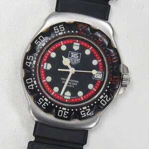 1円 可動品 腕時計 タグホイヤー TAG HEUER フォーミュラ1 374.513 クォーツ ボーイズ ブラック 同梱不可