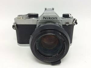 S96♪【動作/精度未確認】Nikon ニコン FM フィルムカメラ NIKKOR 50mm 1:1.4 レンズ 現状品 ジャンク品 ♪ 
