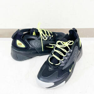 NIKE ナイキ ZOOM ズーム 2K スニーカー 27cm AO0269-008 ブラック×イエロー メンズ GR924