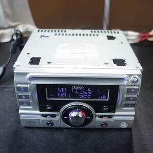 動作OK DUB385MP クラリオン 20P純正変換ハーネス付 オーディオ 2DIN USB AUX CD FM AM ヘッドユニット clarion @9651s