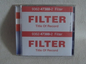 送料無料！即決！盤面良好！FILTER-Title Of Record