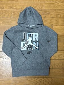 NIKE JORDAN KID’S HOODIE size-110(着丈43身幅37) 中古(美品) 送料無料 NCNR