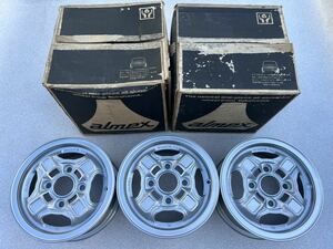 当時物!! 新品 未使用品!! ヨコハマ ALMEX(YOKOHAMA RUBBER)3本SET!! 5JJ×12 4H/114.3 MADE IN JAPAN 旧車/レトロ/サニトラ/KP61/高速有鉛