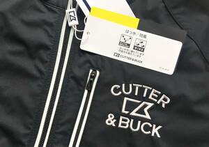 ◆CUTTER＆BUCK◆カッターバック◆長袖ウィンドジャケット◆M◆ブラック×グレー