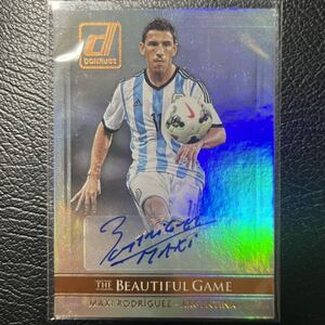 PANINI DONRUSS SOCCER 2015【MAXI RODRIGUEZ ／マキシ・ロドリゲス】直筆サインカード