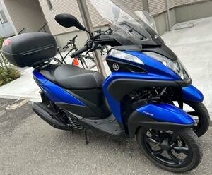 YAMAHA トリシティ155 四輪免許仕様も可能 1.3万キロ　vベルト交換済　側車付軽二輪　トライク　横浜 givi スクリーン　