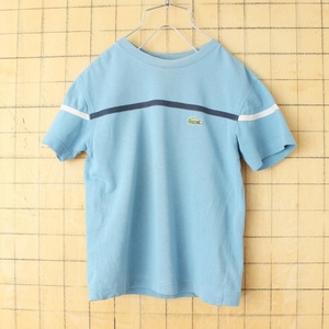 フランス企画 フレンチラコステ Lacoste SPORT Tシャツ 半袖 ライトブルー 120cm相当 キッズサイズ 子供服 ヨーロッパ古着　080923aw310