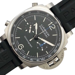 パネライ PANERAI ルミノール クロノグラフ PAM01109 SSステンレススチール 腕時計 メンズ 中古