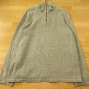 ◎使用少なめ！POLO RALPH LAUREN ポロ ラルフ ローレン◆スウェット ジャケット やや厚手◆メンズ グレージュ XLサイズ◆AA1310