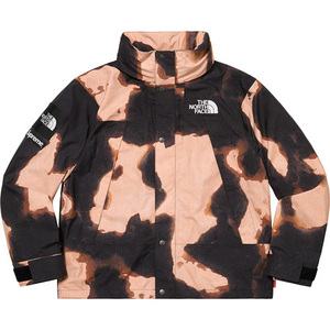 Sサイズ Supreme The North Face Bleached Denim Print Mountain Jacket シュプリーム ノースフェイス ブラック ヌプシ ブリーチ N2