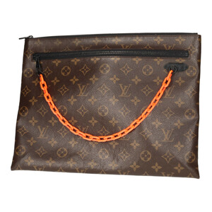 【中古】 LOUIS VUITTON ルイ・ヴィトン ポシェット・A4 M44484 モノグラム・ソーラーレイ クラッチバッグ 23015078 RS