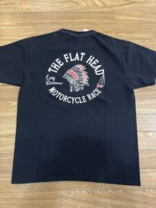 THE FLAT HEAD FN-THC-048 MOTORCYCLE RACE BLK 44サイズ