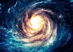 銀河 ギャラクシー 渦巻銀河 星団 星雲 ブラックホール 宇宙 天体 神秘 壁紙ポスター A1版830×585mm はがせるシール式 020A1