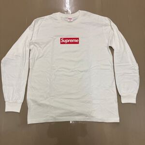 SUPREME シュプリーム 20AW Box Logo L/S Tee ボックスロゴ 長袖Tシャツ ロンT ホワイト 白