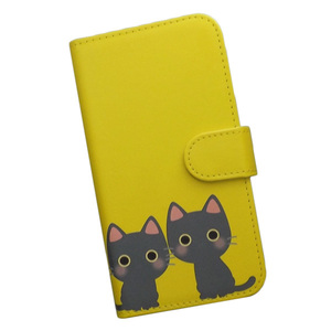 iPhoneSE(第2世代)/(第3世代)　スマホケース 手帳型 プリントケース 猫 ねこ かわいい キャラクター