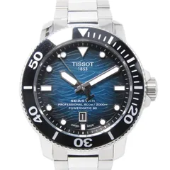 美品 TISSOT ティソ シースター2000 プロフェッショナル T120.607.11.041.00 自動巻き SEASTAR 2000 T120607A ブルー 30013050