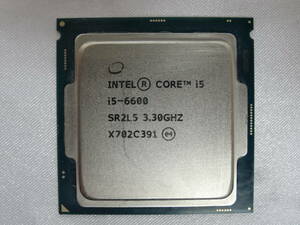 ★Intel / CPU Core i5-6600 3.30GHz 起動確認済★