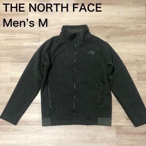 【送料無料】THE NORTH FACE裏起毛スウェットジップアップジャケット オリーブ系 メンズMサイズ　ザノースフェイス長袖