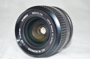 ★極美品★MINOLTA MC W.ROKKOR 24mm F2.8 単焦点 広角レンズ